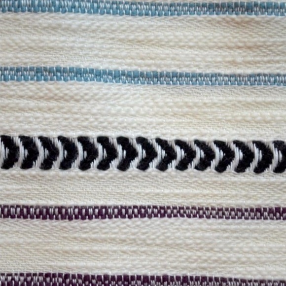 Loft Fringe Stripe Skirt Women’s Size 4 White Black Office Teacher Workwear - Picture 5 of 8